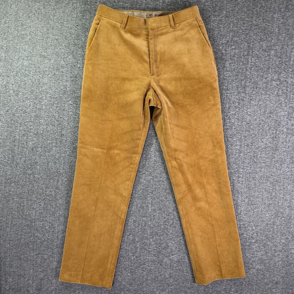 J Crew Kenmare Corduroy Pants 29x29 Brisbane Moss Brown Trousers Old Money